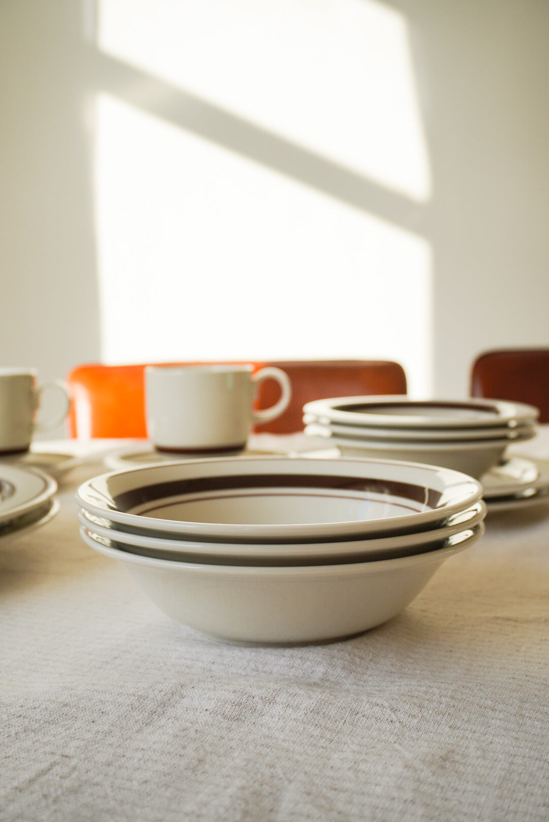 Hotel Line Soup Bowl Brown